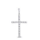 Radiant Love Diamond Cross Pendant - Splendid Jewellery