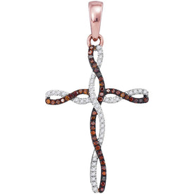 Radiant Love Diamond Cross Pendant - Splendid Jewellery