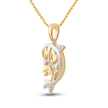 Load image into Gallery viewer, Radiant Love Diamond Dolphin Pendant - Splendid Jewellery