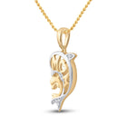 Radiant Love Diamond Dolphin Pendant - Splendid Jewellery