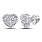 Radiant Love Diamond Heart Earrings - Splendid Jewellery