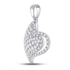 Radiant Love Diamond Heart Pendant | 14kt White Gold 5/8 Cttw | Splendid Jewellery - Splendid Jewellery