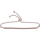 Radiant Rose Gold Brown Diamond Bolo Bracelet - 2 Carat Total Weight - Splendid Jewellery