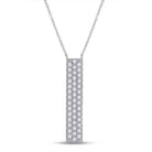 Radiant Spark Diamond Bar Necklace - Splendid Jewellery