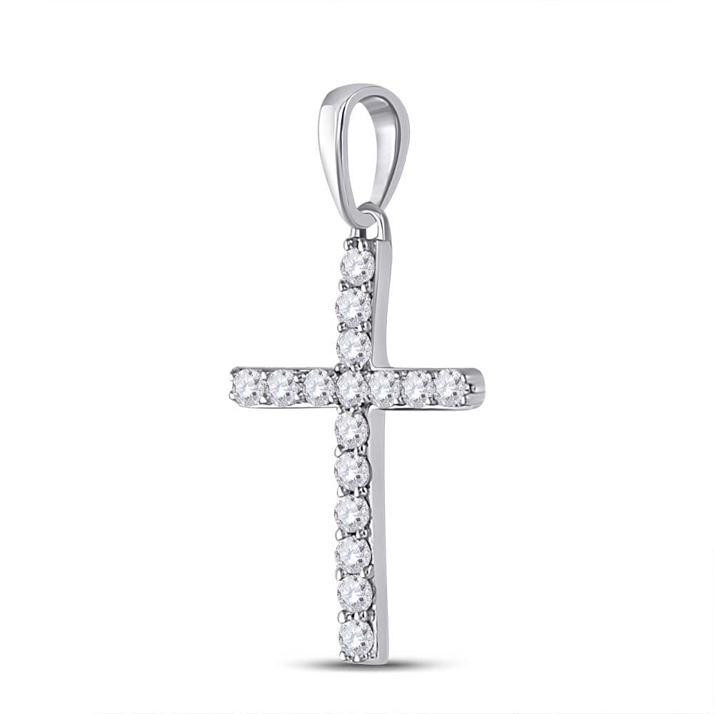 Radiant Spirit Diamond Cross Pendant - Splendid Jewellery