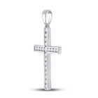 Radiant Spirit Diamond Cross Pendant - Splendid Jewellery