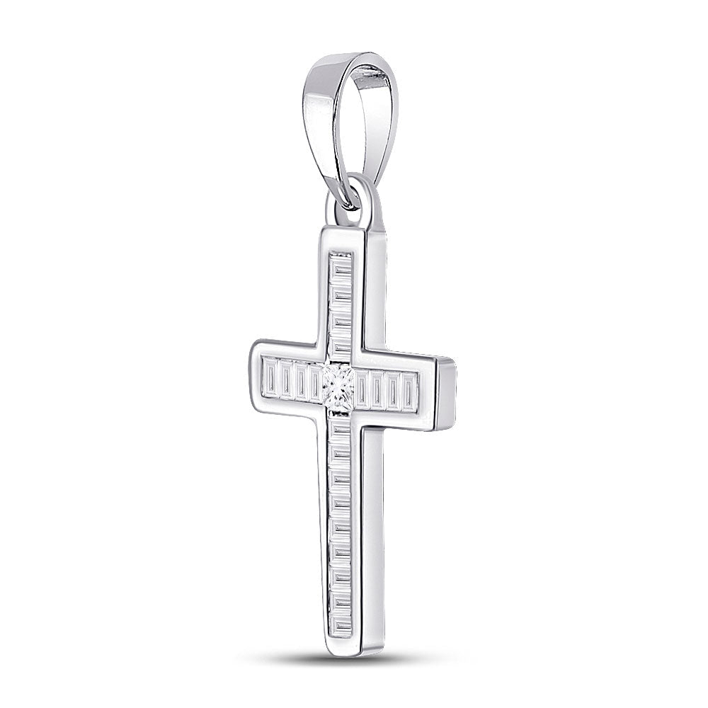 Radiant Spirit Diamond Cross Pendant - Splendid Jewellery
