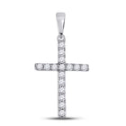 Radiant Spirit Diamond Cross Pendant - Splendid Jewellery