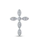 Radiant Spirit Diamond Cross Pendant - Splendid Jewellery