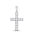 Radiant White Gold Diamond Cross Pendant: A Timeless Symbol of Faith and Elegance - Splendid Jewellery