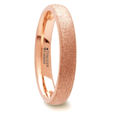 Load image into Gallery viewer, Rose Gold Plated Tungsten Wedding Band Splendid Jewellery