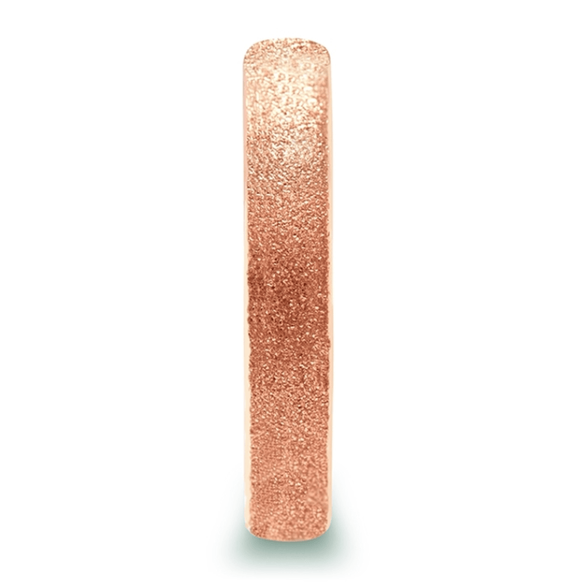Rose Gold Plated Tungsten Wedding Band Splendid Jewellery