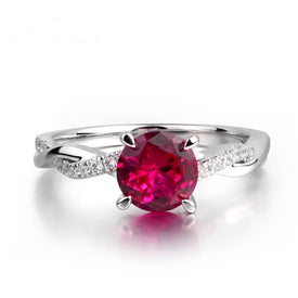 Ruby Birthstone Ring Splendid Jewellery