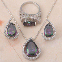 Load image into Gallery viewer, Silver 925 Pendants, Earrings and Ring Jewelry set Splendid Jewellery