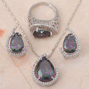 Silver 925 Pendants, Earrings and Ring Jewelry set Splendid Jewellery