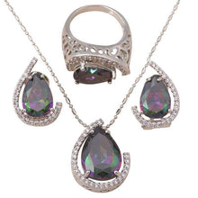 Load image into Gallery viewer, Silver 925 Pendants, Earrings and Ring Jewelry set Splendid Jewellery