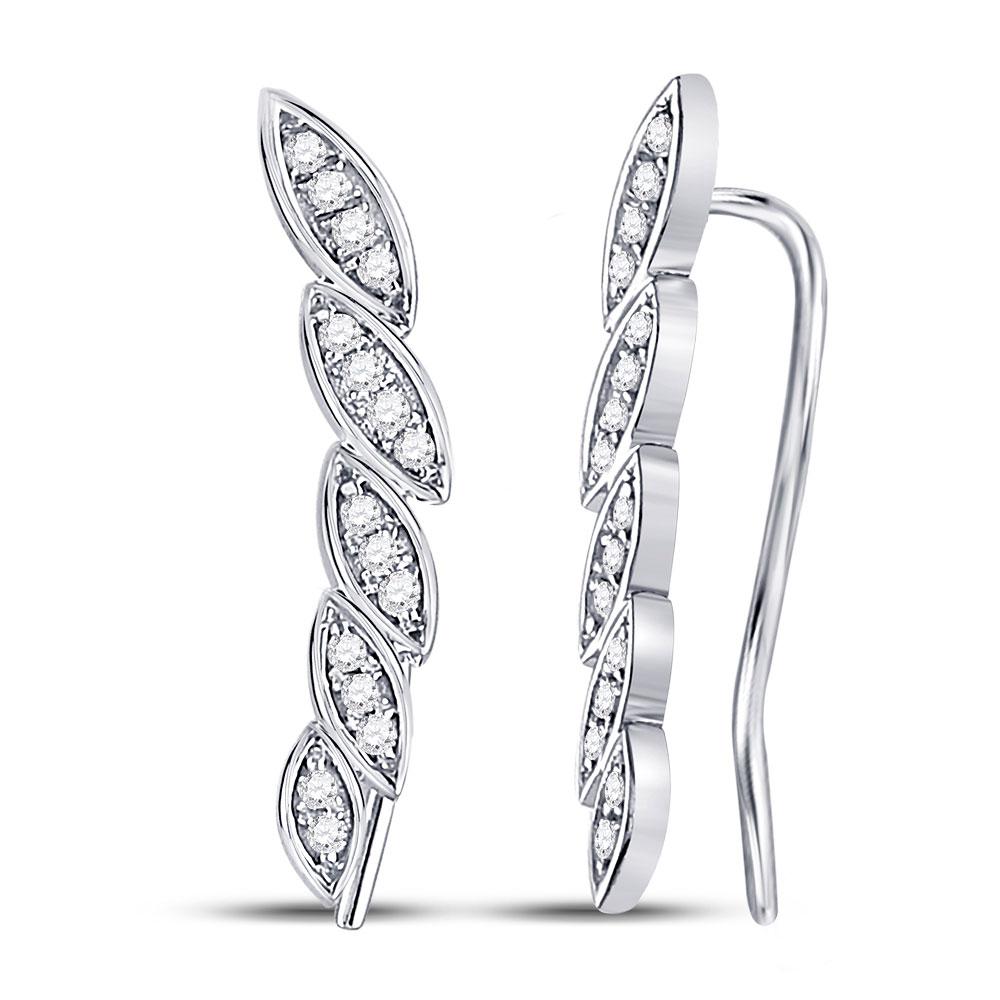 Sparkling Diamond Cascade Earrings - Splendid Jewellery