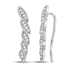 Sparkling Diamond Cascade Earrings - Splendid Jewellery
