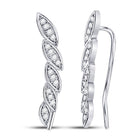 Sparkling Diamond Cascade Earrings - Splendid Jewellery