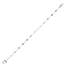 Load image into Gallery viewer, Sparkling Diamond Delight White Gold Fashion Bracelet - 1/4 Cttw - Splendid Jewellery