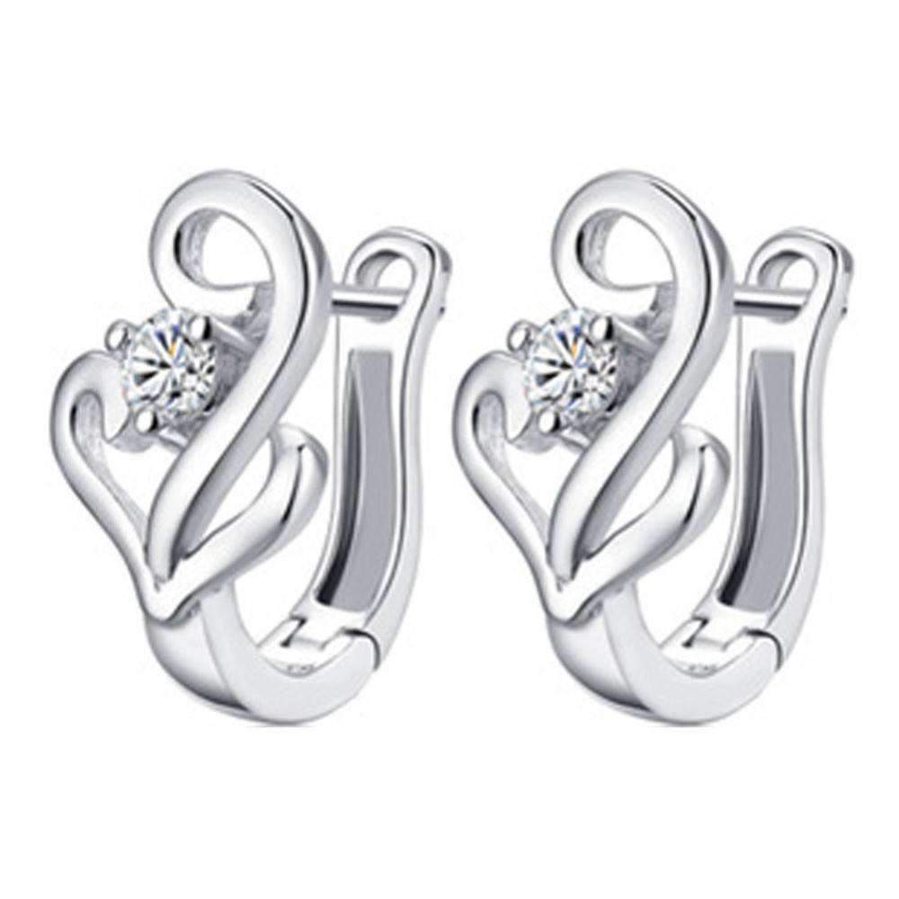 Sparkling Silver Stud Earring - Silver Jewellery - Gift for Her - Splendid Jewellery