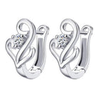 Sparkling Silver Stud Earring - Silver Jewellery - Gift for Her - Splendid Jewellery