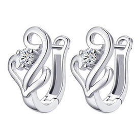 Sparkling Silver Stud Earring - Silver Jewellery - Gift for Her - Splendid Jewellery