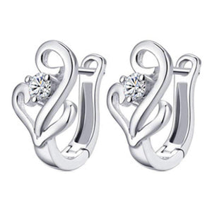 Sparkling Silver Stud Earring - Silver Jewellery - Gift for Her Splendid Jewellery