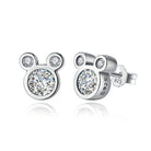 Sparkling Stud Earrings With Cubic Zirconia Crystal - Silver Jewellery - Best Gift for Her - Splendid Jewellery