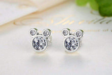 Load image into Gallery viewer, Sparkling Stud Earrings With Cubic Zirconia Crystal - Silver Jewellery - Best Gift for Her - Splendid Jewellery