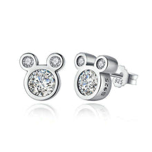Load image into Gallery viewer, Sparkling Stud Earrings With Cubic Zirconia Crystal- Silver Jewellery - Best Gift for Her Splendid Jewellery