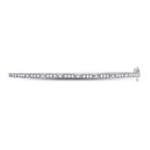 Sparkling White Gold Diamond Stackable Bangle Bracelet - 1/2 Carat Total Weight - Splendid Jewellery