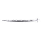 Sparkling White Gold Diamond Stackable Bangle Bracelet - 1/2 Carat Total Weight - Splendid Jewellery