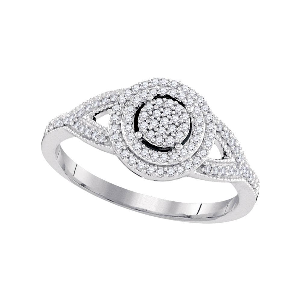 Splendid Jewellery 10kt White Gold Circle of Love Diamond Bridal Ring - Splendid Jewellery