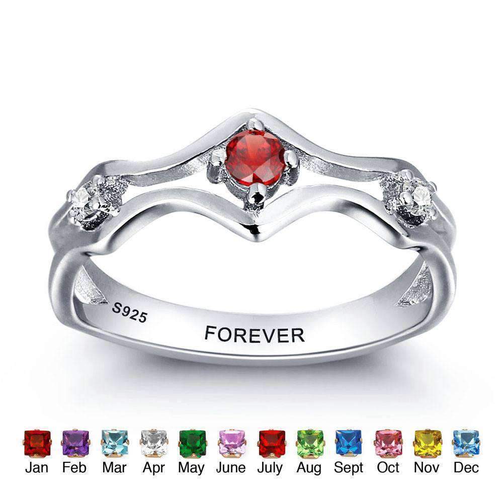 Sterling Silver Engraved Promise Couples Ring Wedding Bands Lovers Ring - Splendid Jewellery