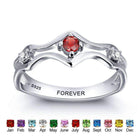 Sterling Silver Engraved Promise Couples Ring Wedding Bands Lovers Ring - Splendid Jewellery
