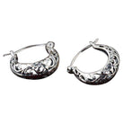 Sterling silver hollow flower retro earrings - Splendid Jewellery