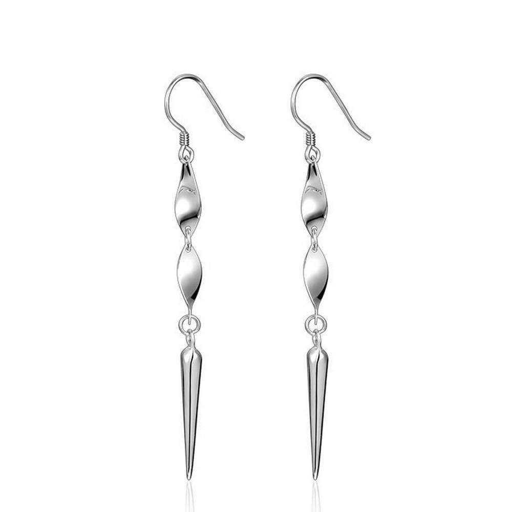 Sterling Silver Long Dangle Drop Earrings - Splendid Jewellery