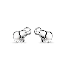 Load image into Gallery viewer, Sterling Silver Lucky Elephant Stud Earrings Splendid Jewellery