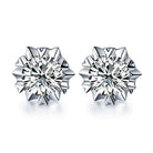 Sterling Silver with CZ Diamond Earrings - Splendid Jewellery