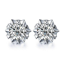 Load image into Gallery viewer, Sterling Silver with CZ Diamond Earrings - Splendid Jewellery