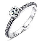Superb Silver Love Heart Ring - Best Gift for Her - Limited Supply - Splendid Jewellery