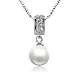 Tantalizing Flawless Pearl Pendant Necklace - Limited Supply - Splendid Jewellery