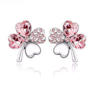 Tantalizing Stud Earrings with Crystal - Silver Jewellery - Gift for Her - Splendid Jewellery