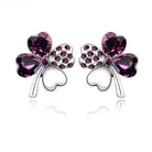 Tantalizing Stud Earrings with Crystal - Silver Jewellery - Gift for Her - Splendid Jewellery