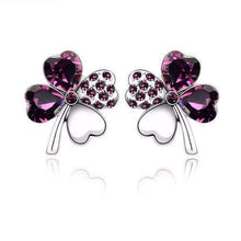 Load image into Gallery viewer, Tantalizing Stud Earrings with Crystal - Silver Jewellery - Gift for Her - Splendid Jewellery