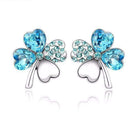 Tantalizing Stud Earrings with Crystal - Silver Jewellery - Gift for Her - Splendid Jewellery