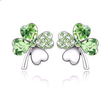 Load image into Gallery viewer, Tantalizing Stud Earrings with Swarovski® Crystal- Silver Jewellery - Gift for Her Splendid Jewellery