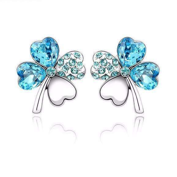 Tantalizing Stud Earrings with Swarovski® Crystal- Silver Jewellery - Gift for Her Splendid Jewellery