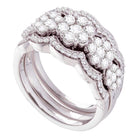 The Majestic Love Diamond Wedding Ring Set - Splendid Jewellery